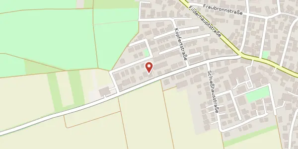 Karte der Umgebung von Echterdinger Straße 30, 70599 Stuttgart
