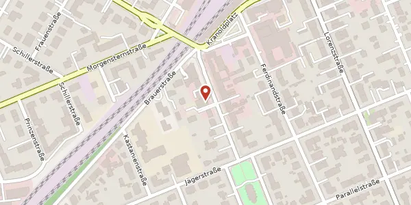 Karte der Umgebung von Oberhofer Weg 8, 12209 Berlin