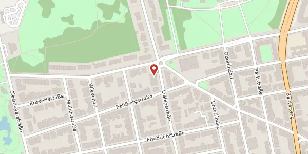 Karte der Umgebung von Liebigstr. 53, 60323 Frankfurt