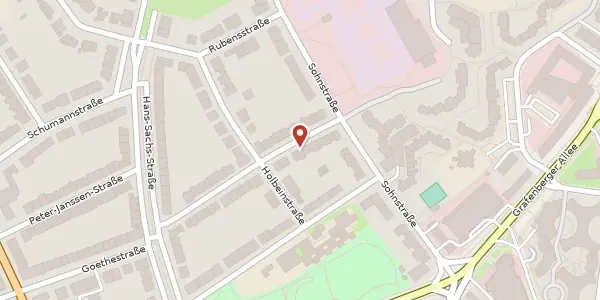 Karte der Umgebung von Rembrandtstr. 29, 40237 Düsseldorf