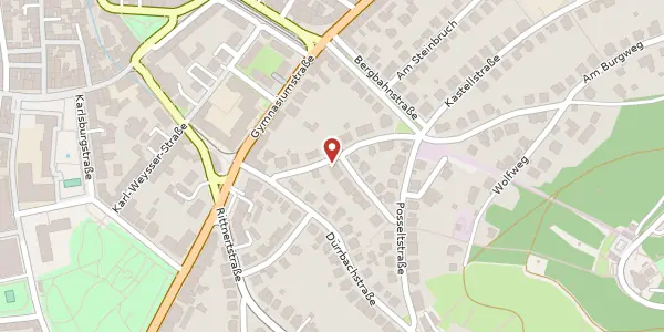 Karte der Umgebung von Turmbergstraße 10, 76227 Karlsruhe