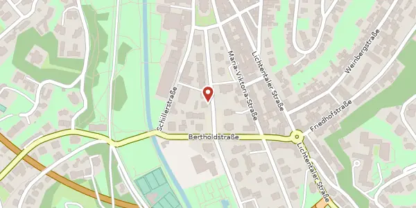Karte der Umgebung von Ludwig-Wilhelm-Straße 14, 76530 Baden-Baden
