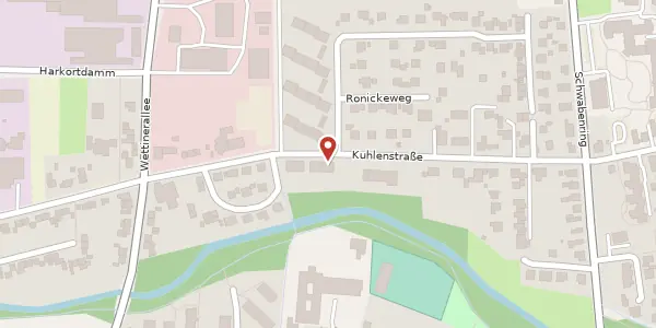 Karte der Umgebung von Kuhlenstr. 97, 32429 Minden