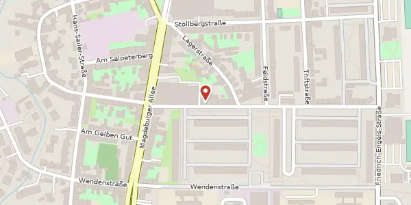 Karte der Umgebung von Ammertalweg 7, 99086 Erfurt