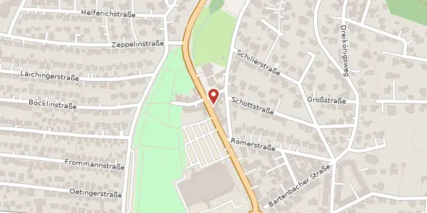 Karte der Umgebung von Lorcher Straße 81, 73033 Göppingen
