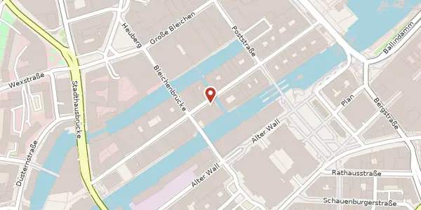 Karte der Umgebung von Neuer Wall 43, 20354 Hamburg