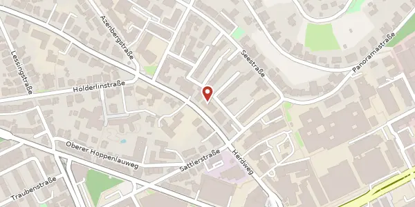 Karte der Umgebung von Herdweg 20, 70174 Stuttgart