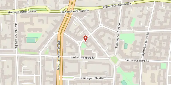 Karte der Umgebung von Starnberger Straße 2, 10781 Berlin