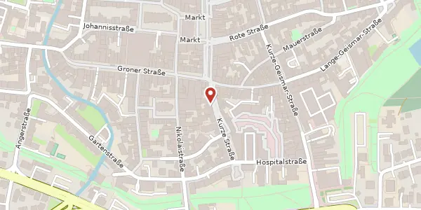 Karte der Umgebung von Kurze Straße 11, 37073 Göttingen