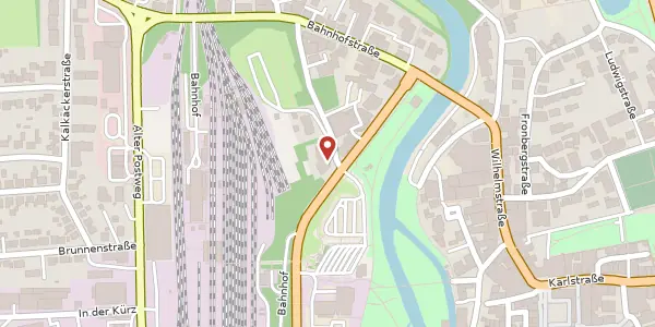 Karte der Umgebung von Friedrichstraße 16, 74564 Crailsheim