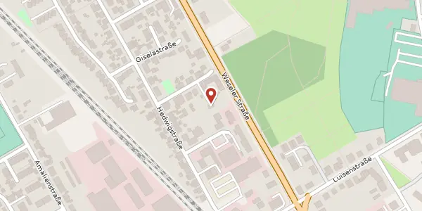 Karte der Umgebung von Christinenstr. 5a, 46537 Dinslaken
