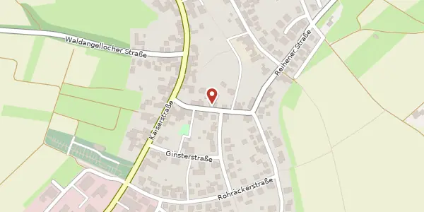Karte der Umgebung von Reihener Str. 5, 74889 Sinsheim
