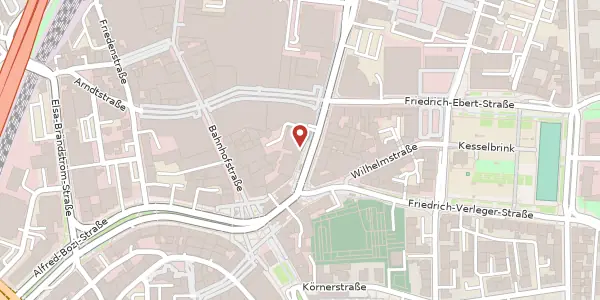 Karte der Umgebung von Herforder Str. 5-7, 33602 Bielefeld