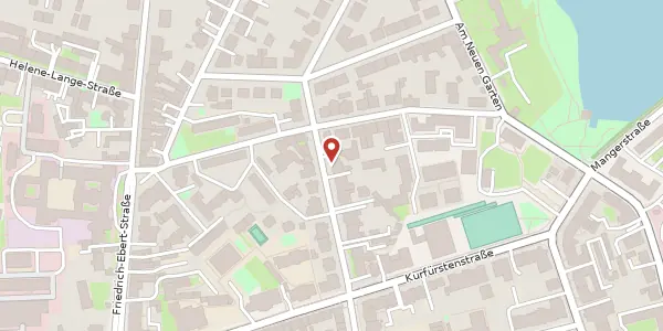Karte der Umgebung von Hebbelstraße 12, 14469 Potsdam