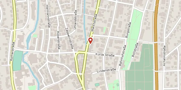 Karte der Umgebung von Marktstraße 18, 72793 Pfullingen