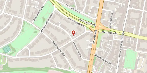 Karte der Umgebung von Pelmanstr. 6, 45131 Essen