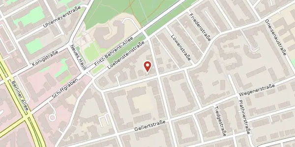 Karte der Umgebung von Seelhorststraße 13, 30175 Hannover