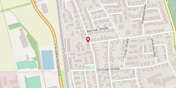 Karte der Umgebung von Sportplatzstraße 22a, 69514 Laudenbach (Bergstraße)