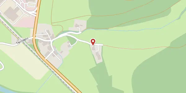 Karte der Umgebung von Teindeln 14, 58840 Plettenberg