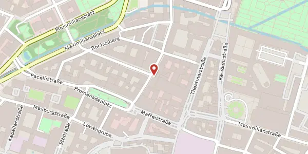 Karte der Umgebung von Kardinal-Faulhaber-Str. 10, 80333 München