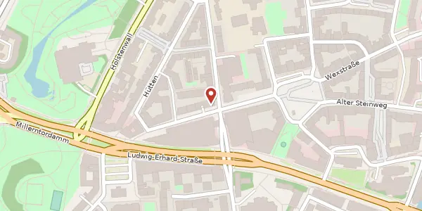 Karte der Umgebung von Neuer Steinweg 18, 20459 Hamburg