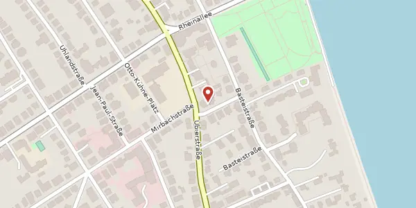 Karte der Umgebung von Fontanestraße 1, 53173 Bonn