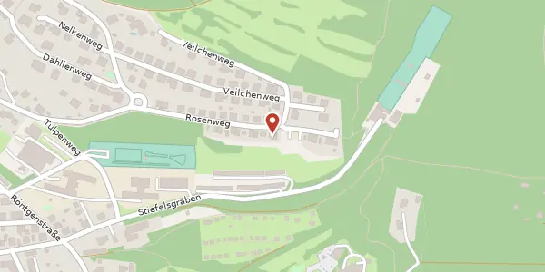 Karte der Umgebung von Rosenweg 14, 98617 Meiningen