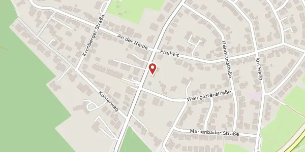 Karte der Umgebung von Oberhöchstadter Str. 62a, 61440 Oberursel