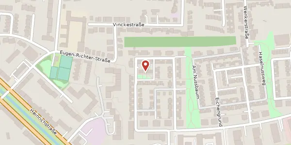 Karte der Umgebung von Zur Weide 68, 40470 Düsseldorf