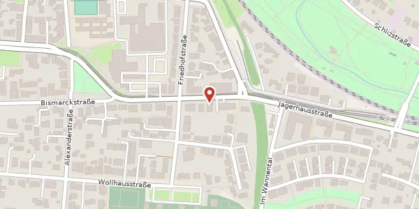 Karte der Umgebung von Bismarckstraße 106, 74074 Heilbronn