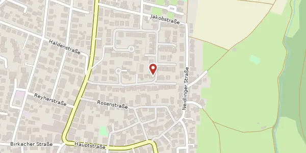 Karte der Umgebung von Eberhardstraße 1, 73760 Ostfildern