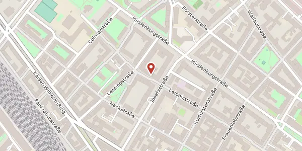 Karte der Umgebung von Leibnizstraße 52, 55118 Mainz