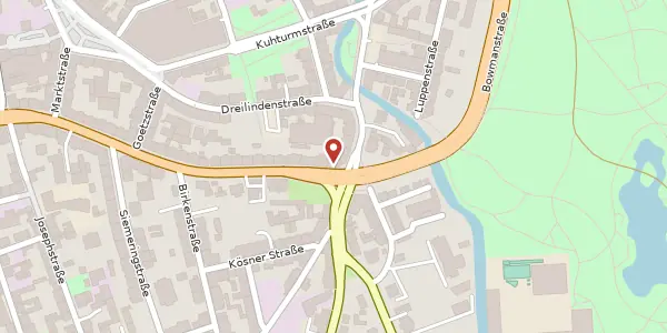 Karte der Umgebung von Lützner Straße 2, 04177 Leipzig