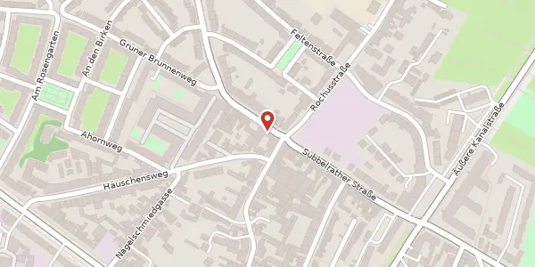 Karte der Umgebung von Subbelrather Str. 543a, 50827 Köln