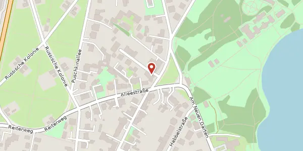 Karte der Umgebung von Birkenstraße 10, 14469 Potsdam