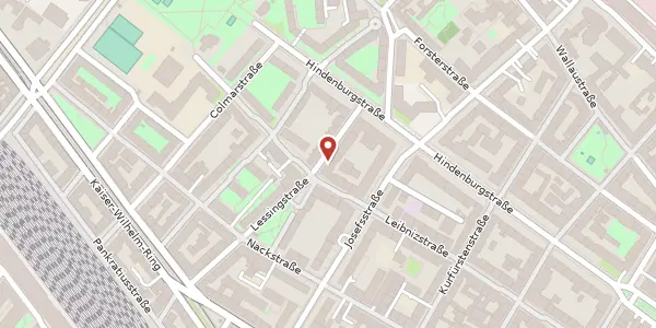 Karte der Umgebung von Lessingstraße 16, 55118 Mainz