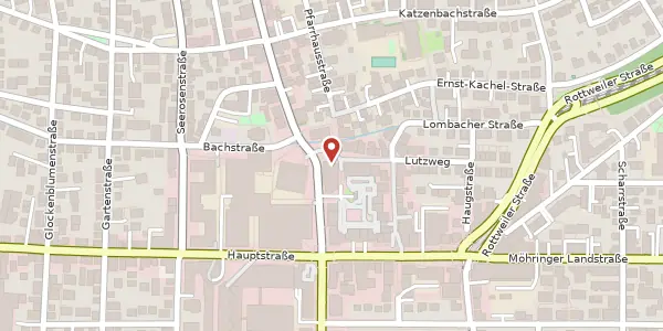 Karte der Umgebung von Vaihinger Markt 12, 70563 Stuttgart