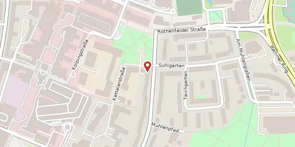 Karte der Umgebung von Friedrich-Ebert-Straße 71, 38440 Wolfsburg