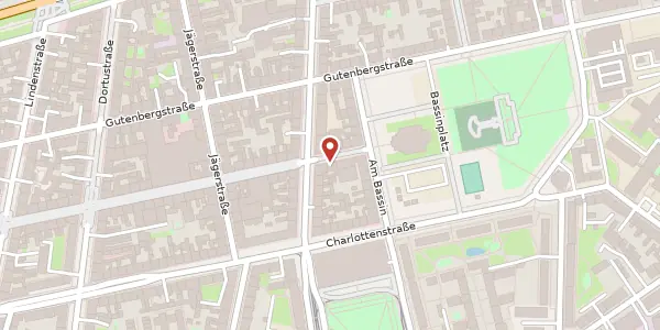 Karte der Umgebung von Brandenburger Str. 34, 14467 Potsdam