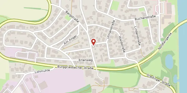 Karte der Umgebung von Birkenstr. 2, 92334 Berching