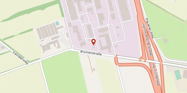 Karte der Umgebung von Blumenstraße 70 Haus 2, 99092 Erfurt
