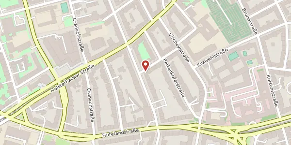 Karte der Umgebung von Graefestraße 23, 45147 Essen