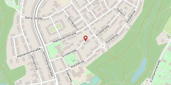 Karte der Umgebung von Ginsterweg 35, 45149 Essen