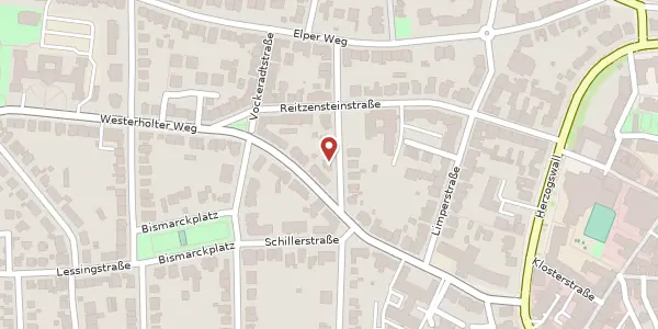 Karte der Umgebung von Hagemannstr. 3, 45657 Recklinghausen