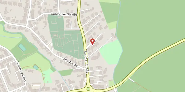Karte der Umgebung von Rahmer Str. 20a, 40489 Düsseldorf