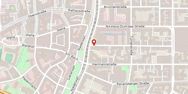 Karte der Umgebung von Marktstr. 2-4, 33602 Bielefeld