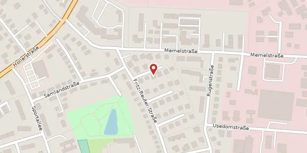 Karte der Umgebung von Fritz-Reuter-Straße 17, 24782 Büdelsdorf