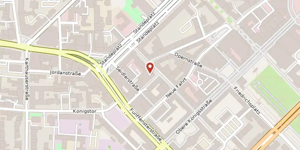 Karte der Umgebung von Wilhelmsstraße 2a, 34117 Kassel