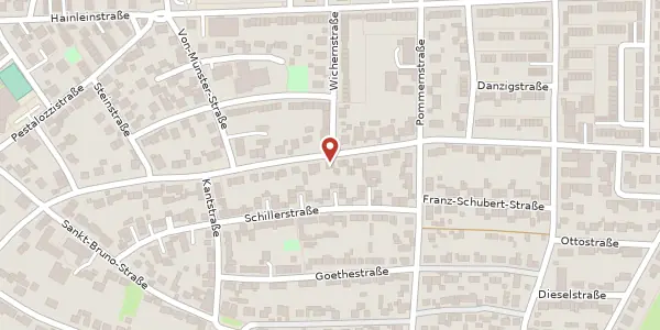 Karte der Umgebung von Kautzenstraße 42, 97464 Niederwerrn