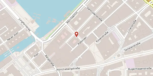 Karte der Umgebung von Alstertor 15, 20095 Hamburg